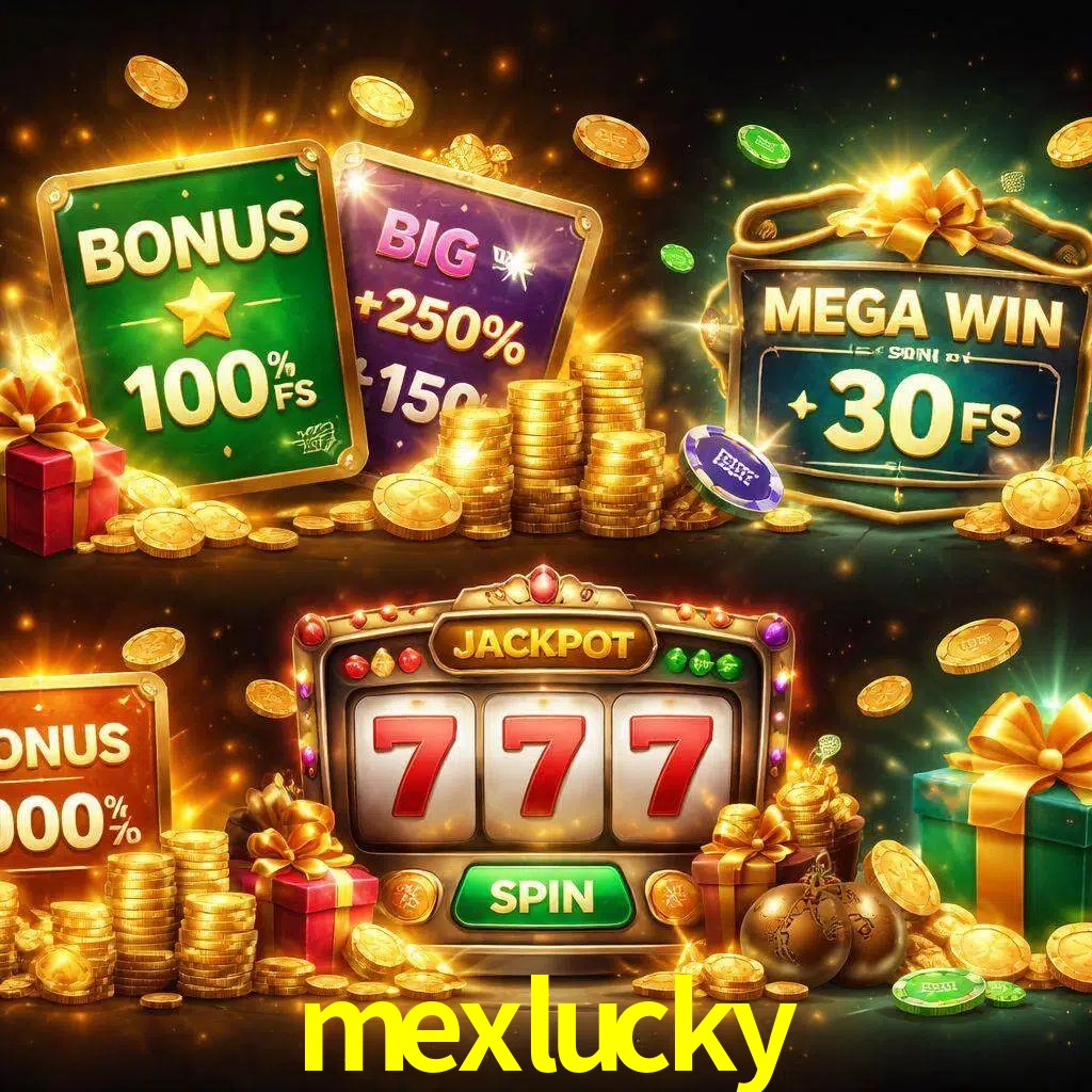 Tipos de bonos mexlucky incluyendo recompensas de bienvenida y promociones continuas